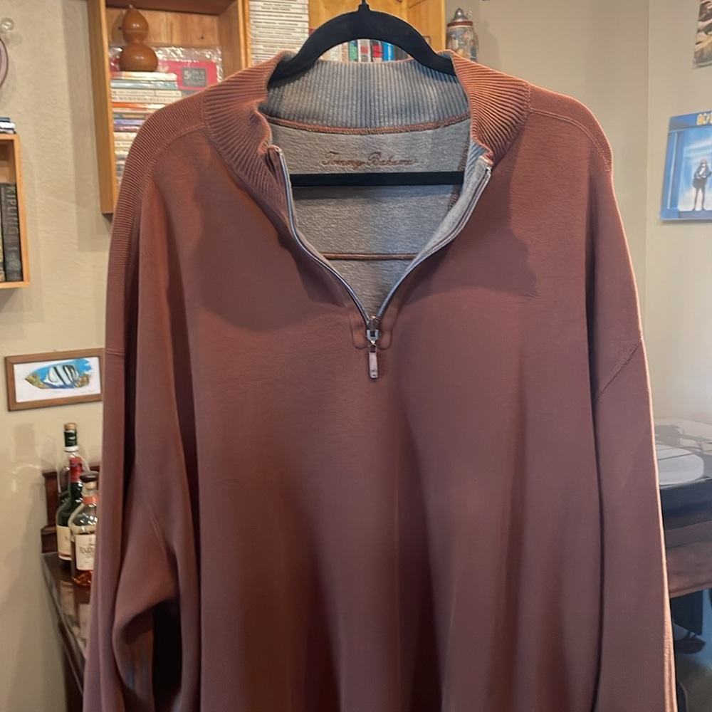 Tommy Bahama Reversible Quarter Zip Sweater